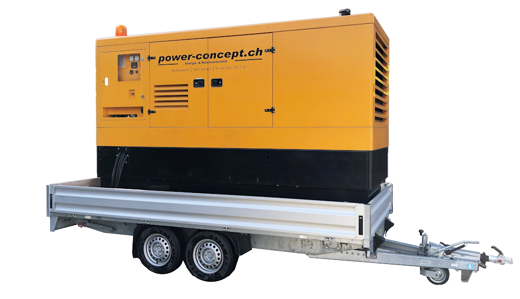 Stromerzeuger 150 kVA mit Anhänger Stromerzeuger 150 kVA mit Anhänger